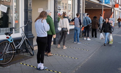 boodschappen doen in coronatijd